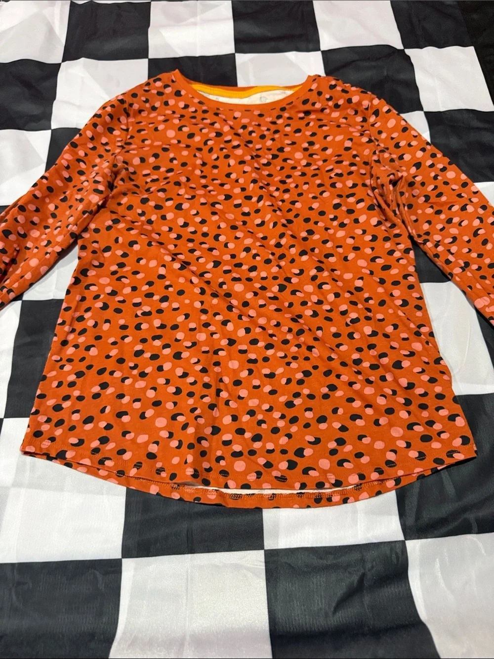 3 Kids Orange/Tan shirts size 16